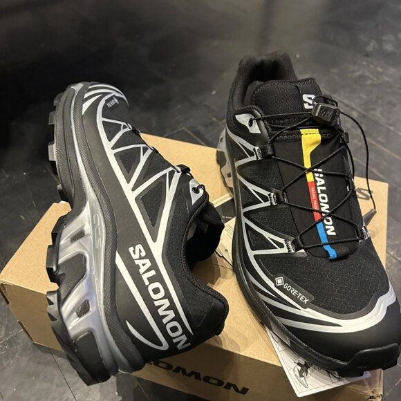 Salomon XT-6 Gore-tex Black and Silver main image 4